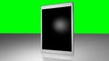 White Modern Tablet Computer Standing Royalty Free Stock Photo