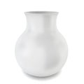 White modern vase