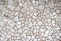 White mosaic tiles Royalty Free Stock Photo