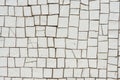 White mosaics Royalty Free Stock Photo