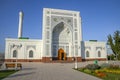 White Mosque (Minor) in the morning sun. Tashkent, Uzbekistan Royalty Free Stock Photo