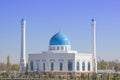 White mosque Minor in Tashkent, Uzbekistan, 2016 Royalty Free Stock Photo