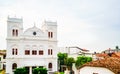 White mosque in the south part of Old town Galle, Sri Lanka