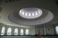 White mosque in Tashkent. Uzbekistan. The inner part. Interior