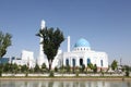 White mosque in Tashkent in Uzbekistan