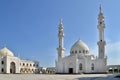 White mosque under construction in Bolgar, Russia