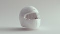 White Motorcycle Helmet Goggle Visor