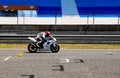 White Motorcycle, Start Line Markings, Motor Sports