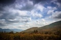 White mountains in new hampshire prepares for fall folliage
