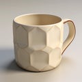 Modern Faceted Coffee Mug 3d Model Royalty Free Stock Photo