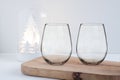 Christmas Stemless wine glass Mockup