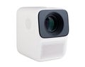 White multimedia home projector isolated