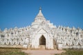 White Mya Thein Tan Pagoda. Mingun, Myanmar Royalty Free Stock Photo