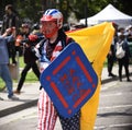 White Nationalist and Anti-Facist Groups Brawl In Downtown Berkeley California Royalty Free Stock Photo