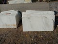 White natural marble cunstruction factory Royalty Free Stock Photo