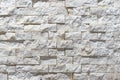 White natural quartz in the blocks for decorating walls indoors