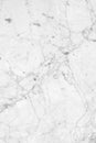 White natural stone, marbled texture with gray veins