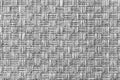 White natural texture of knitted wool textile material background. White cotton fabric woven canvas texture Royalty Free Stock Photo