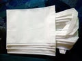 White non wove fabric handle loop bags 60GSM Royalty Free Stock Photo