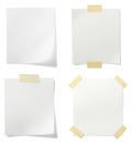 White note paper Royalty Free Stock Photo