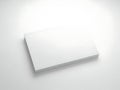 White notebook paper stack isolated on white background for office and stationery use Royalty Free Stock Photo
