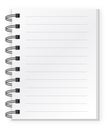 White notepad