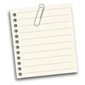 White Notepaper