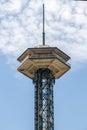 White observation tower in Pigeon Forge Tennessee