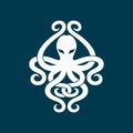 White octopus Royalty Free Stock Photo