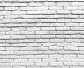 White old brick wall closeup texture background pattern Royalty Free Stock Photo