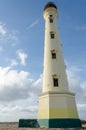 The white old California Lighthouse in Aruba