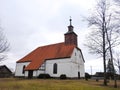 White old church , Lithuania