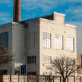 White old factory in Kaunas Royalty Free Stock Photo