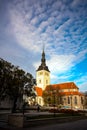 White Old Medieval Former Church Of Saint Nicholas