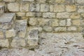 White Old Stone Stairs, Wall and Floor Royalty Free Stock Photo