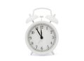 White old style alarm clock Royalty Free Stock Photo