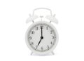 White old style alarm clock Royalty Free Stock Photo