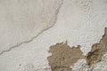 White Old Vintage Pain Peeling Wall Cracks Texture for background and design art work Royalty Free Stock Photo