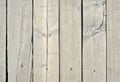 White old wood or wooden vintage plank floor or wall surface background decorative pattern. A minimal tabletop cover Royalty Free Stock Photo