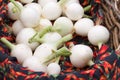 White onions Royalty Free Stock Photo