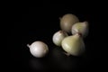 White onions. Fresh organic raw white onion Royalty Free Stock Photo