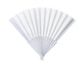 White open blank fan Royalty Free Stock Photo