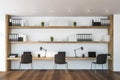 White open space designer office Royalty Free Stock Photo