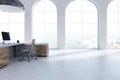 White spacious office Royalty Free Stock Photo