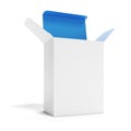 White opened box Royalty Free Stock Photo