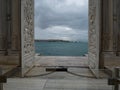 White opened Gates with beautiful scenic view at the Bosphorus and Golden Horn gulf