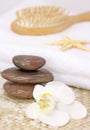 White orchid spa Royalty Free Stock Photo