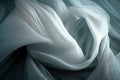 White organdy translucid fabric. Textured background. Royalty Free Stock Photo