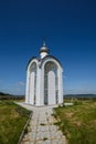 White Orthodox chapel Royalty Free Stock Photo