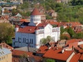 White orthodox church in the Vilnius city Royalty Free Stock Photo